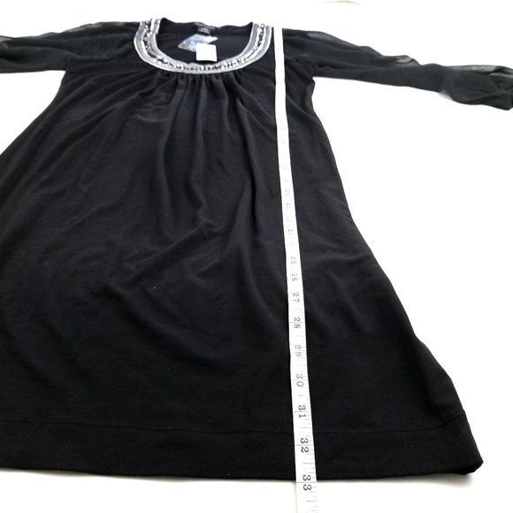 White House Black Market Jewel Neck Chemise Dress - Picture 7 of 12